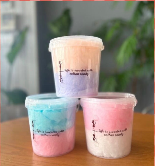 フルーツわたあめバケツタイプ4個セット