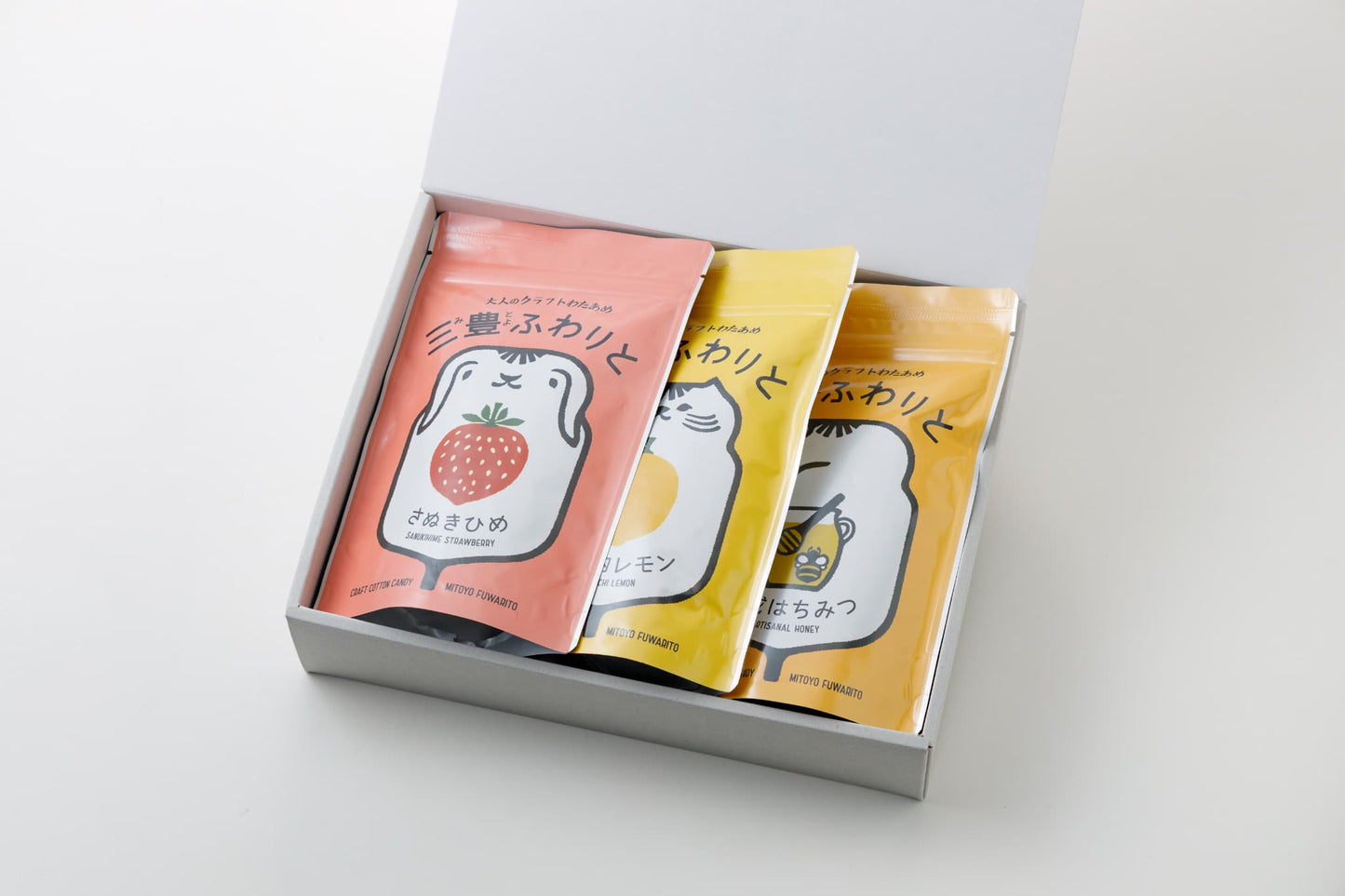 【三豊ふわりと】ティータイムセット（いちご・レモン・蜂蜜）レギュラー3個入り